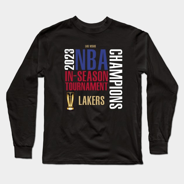 NBA In-Season champs 2023 Long Sleeve T-Shirt by Buff Geeks Art